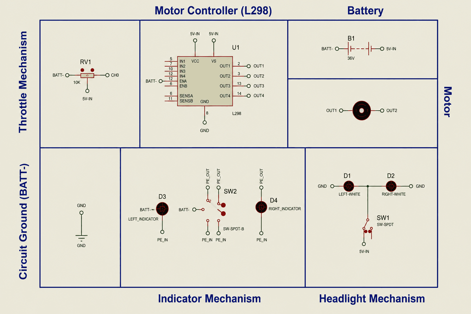 Electrical System Control Schematic